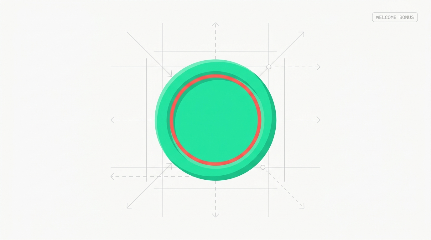 Prediction market welcome bonus illustration